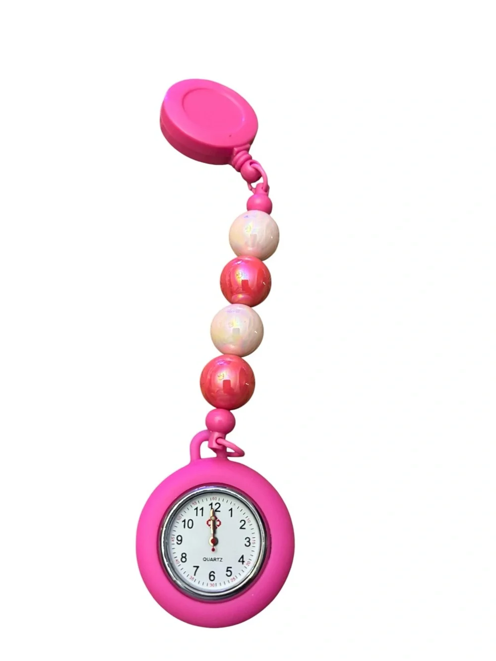Retractable Clip On Pocket Watches Handmade By AB INKS HANDMADE EXPRESSIONS
